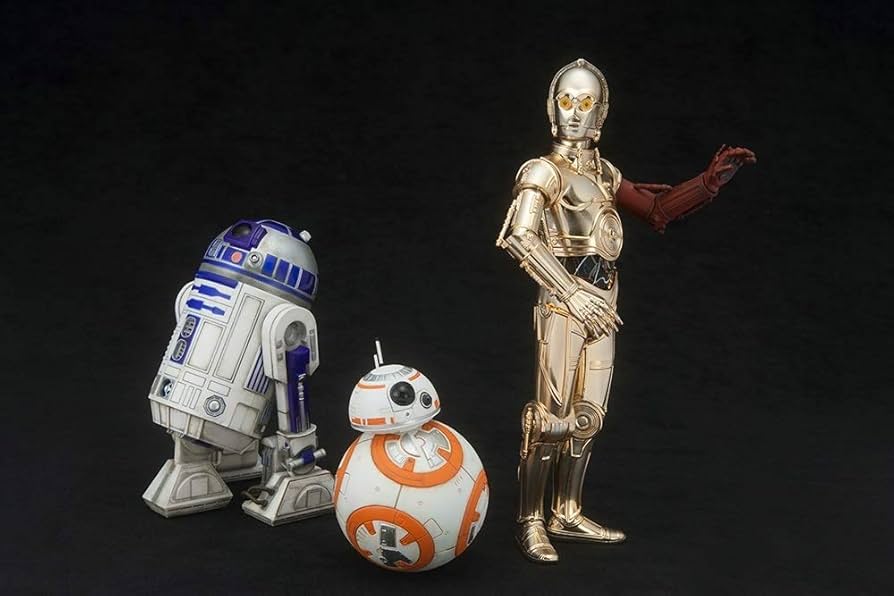 スターウォーズ　C-3PO / R2-D2 / REY&BB-8　Disney Kotobukiya Star Wars Episode 7 The Force Awakens C-3PO & R2